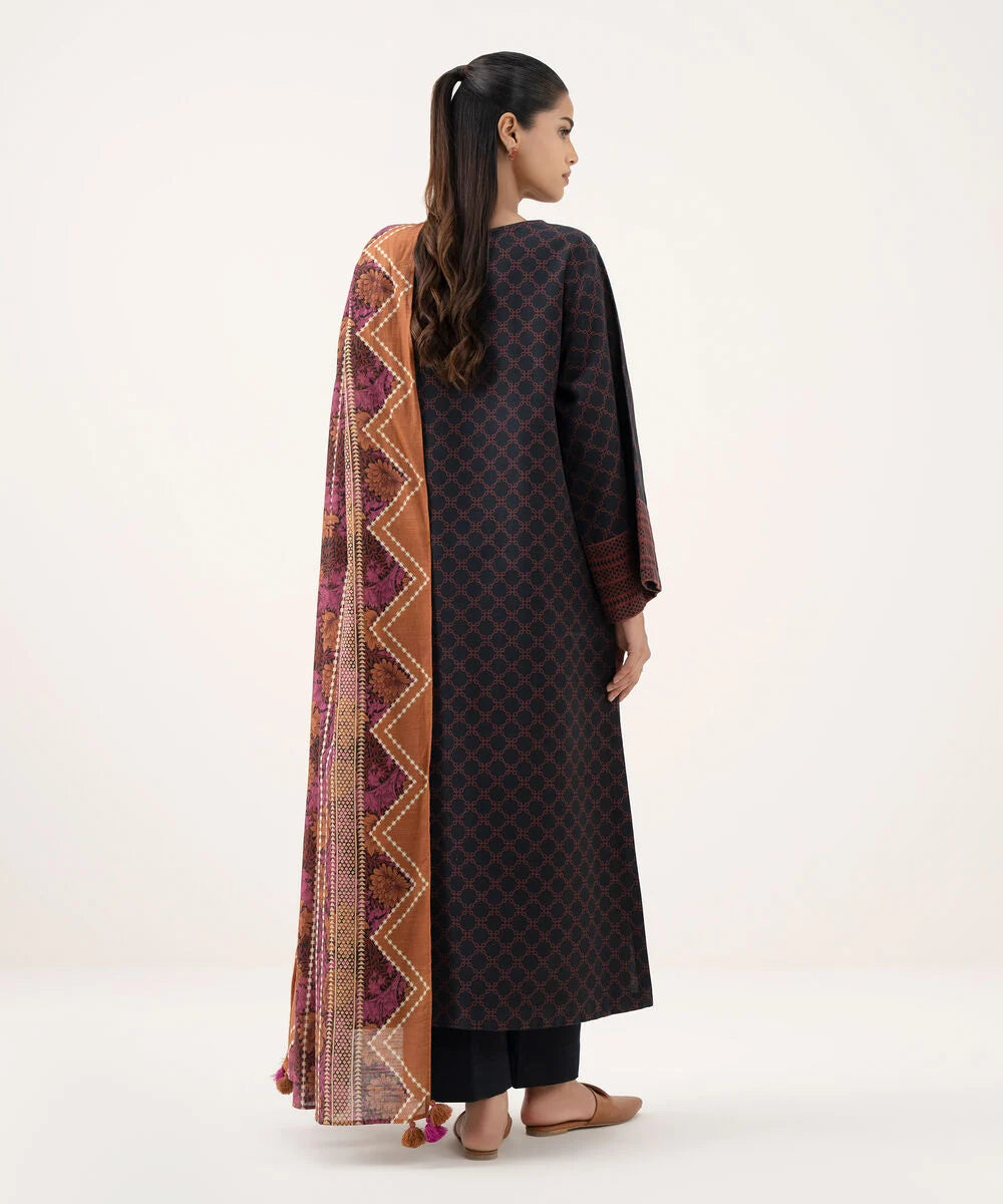 2 Piece - Printed Light Khaddar