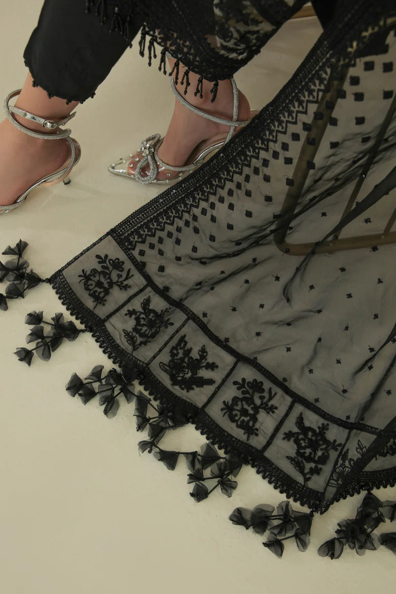 EMBROIDERED ORGANZA