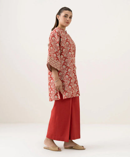 Printed Khaddar Shirt