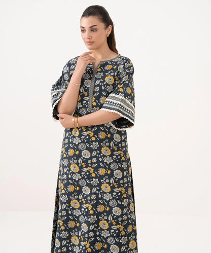 Printed Khaddar Shirt