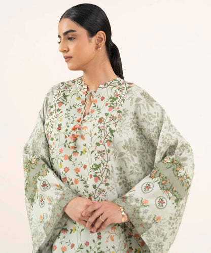 2 Piece - Printed Viscose Khaddar Suit