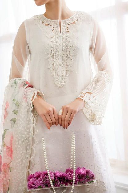EMBROIDERED ORGANZA