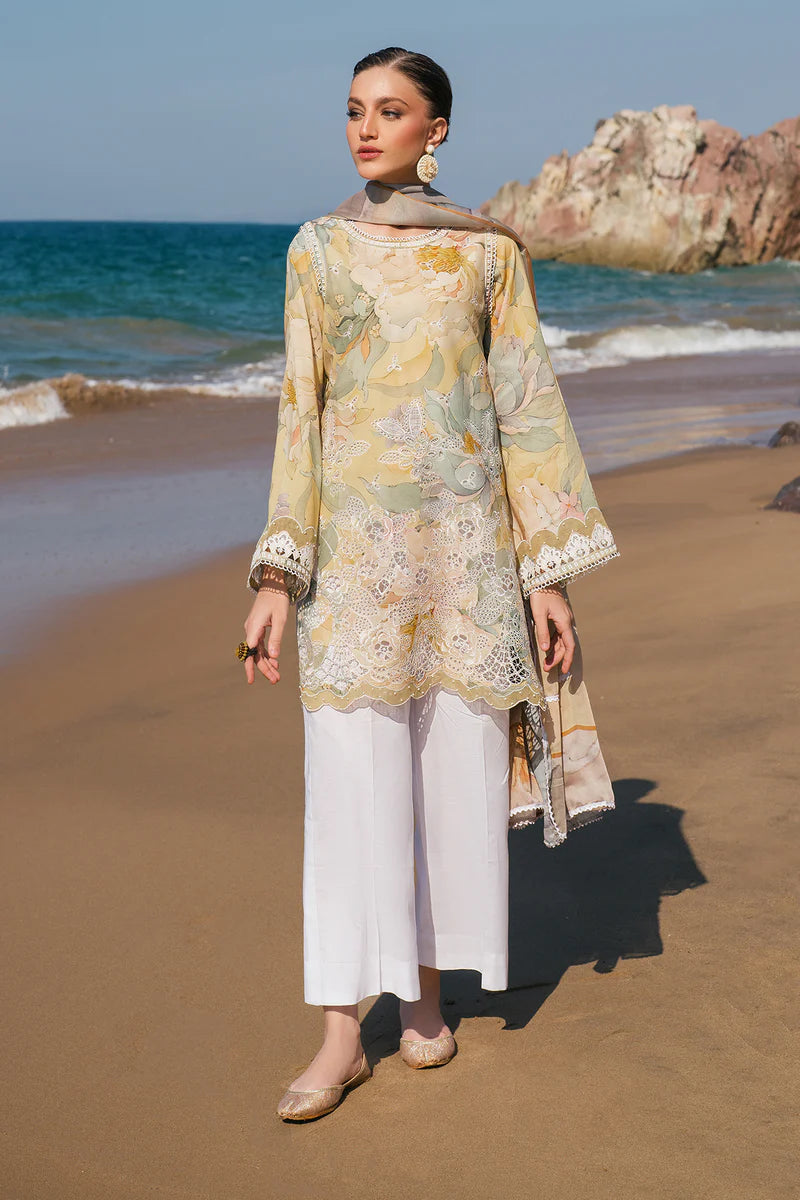 EMBROIDERED PRINTED LAWN