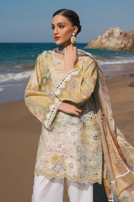 EMBROIDERED PRINTED LAWN