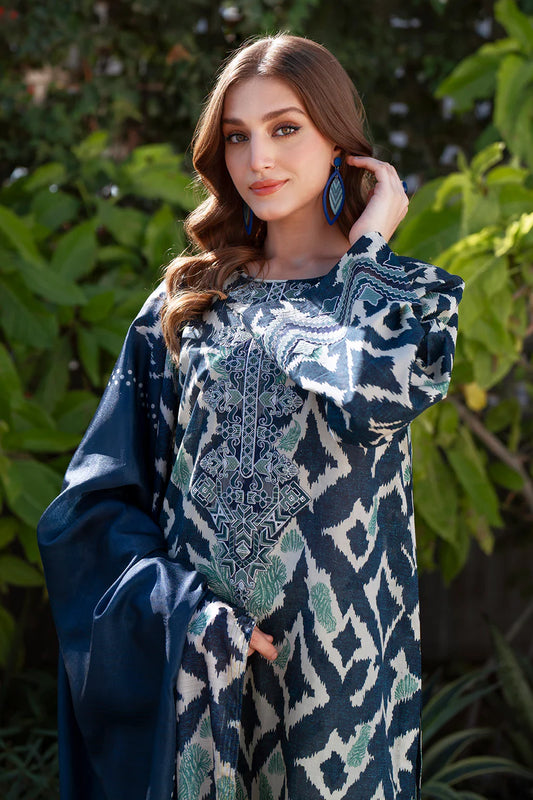 EMBROIDERED PRINTED LAWN