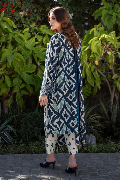 EMBROIDERED PRINTED LAWN