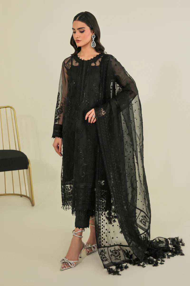 EMBROIDERED ORGANZA