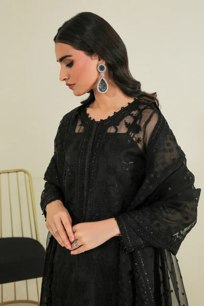 EMBROIDERED ORGANZA