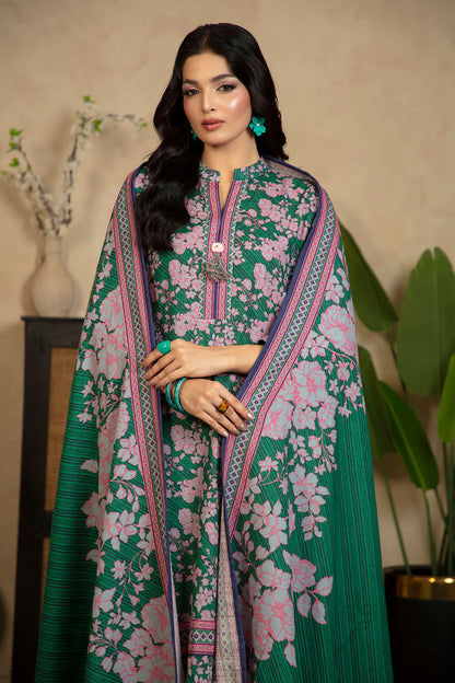 3 Piece Printed Khaddar Suit with Dupatta