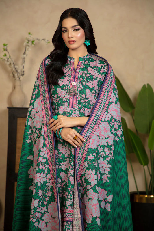 3 Piece Printed Khaddar Suit with Dupatta