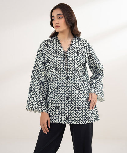 Embroidered Khaddar Shirt