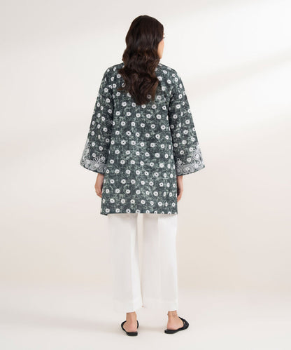 Embroidered Khaddar Shirt